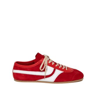 Dries Van Noten Sneakers, male, Red, Size: 11 US Sneakers 100% Camoscio