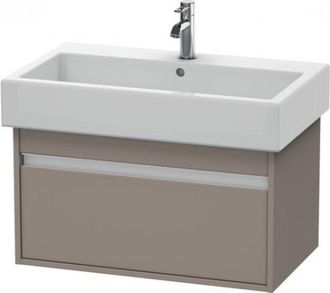 Duravit Ketho Mueble Lavabo De Pared 6687, 1 Extra&iacute;ble, 750mm, - Duravit