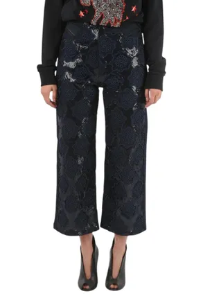 Diesel Blue Wide High Rise Jeans