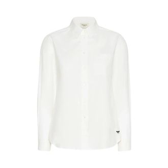 Max Mara Camisa Oxford de Algod&oacute;n Wkdcobalto - Blouses & Shirts - Mujer - Blanco - XS