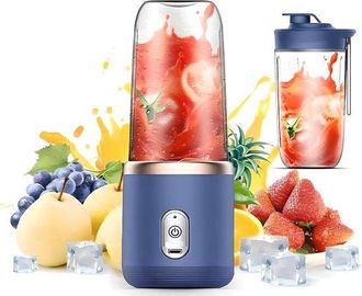OEM Batidora Port&aacute;til De 412 Ml Zumos Batidos 6 Cuchillas, Potente Batidora Fusion Funci&oacute;n Carga Usb, Viajes Actividades Aire Libre (azul Marino)