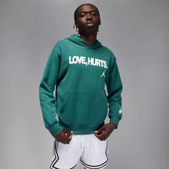 Nike Jordan Nike Mens Jalen Hurts Fleece Hoodie in Green | IQ3758-377