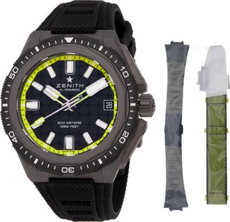Zenith Defy Extreme Diver Automatic Black Dial Watch 97.9600.3620/21.I300
