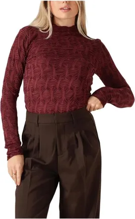 Summum Dames, Tops, Rood, Maat: 2XL Wol