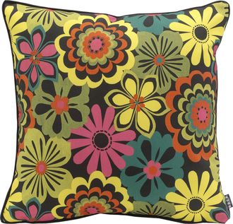 H.O.C.K. Dekokissen »Luciana« in Blumen-Optik, Kissenhülle mit Füllung, 1 Stück