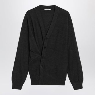 Christophe Lemaire Charcoal Wool-Blend Cardigan