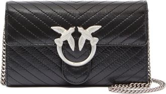 Pinko Borsa a tracolla trapuntata - Nero