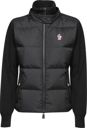Moncler Black Down Cardigan