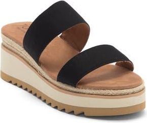 Toms Lilo Platform Wedge Sandal in Black at Nordstrom Rack, Size 9.5