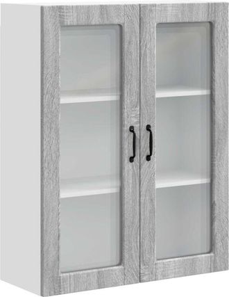 vidaXL Mueble De Cocina Con Estante Gris Sonoma 80 X 31 X 100 Cm Vidaxl