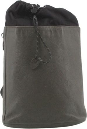 Louis Vuitton Khaki Monogram Shadow Shoulder Bag (Pre-Owned)