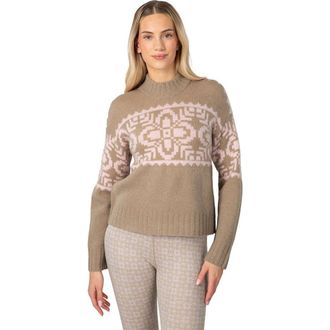 Kari Traa Disa Knit Sweater - Womens in Mocha at Nordstrom, Size X-Large