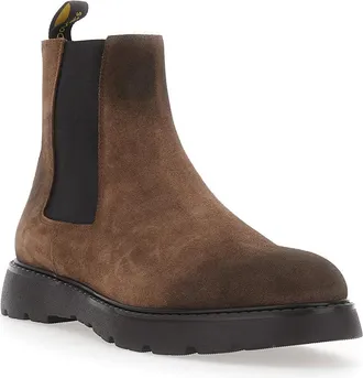 Doucal's Mens Boots Goteborg Camoscio Beatles Brown Calf Leather