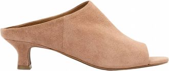 Aquatalia Womens Krava Heel Mule Sandal In Clay Suede