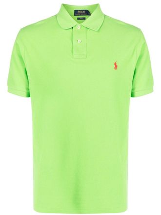 Polo Ralph Lauren logo short-sleeve polo shirt - Green