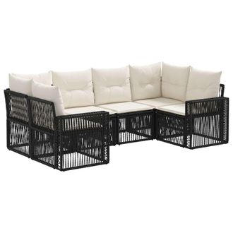 vidaXL Conjunto De Sof&aacute;s De Jard&iacute;n 6 Uds. 6-n&uacute;mero De Plazas Vidaxl