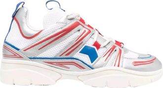 Isabel Marant Sportieve Kindsay Sneakers - Dames - Sneakers - Veelkleurig - 39 EU - Leer - Schoenen