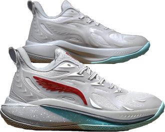 Generic Unisex Indoor Outdoor Training Sneakers - Professional Anti-Slip Basketball Shoes - Stylish Comfortable Commute Shoes (Grey,8.5)