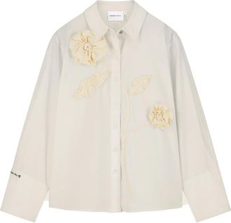 Fab By Fabienne Chapot Alex Blouse - Dames - Overhemden - Wit - S - Katoen - Overhemden
