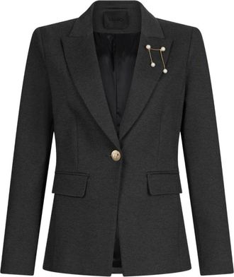 Liu Jo Zwarte Jassen voor Vrouwen - Dames - Blazers - Zwart - XL - Jassen