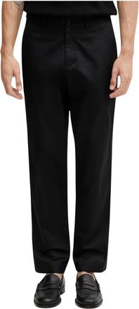 Fred Perry Slim Fit Twill Broek - Heren - Straight fit broeken - Zwart - W36 - Katoen - Broeken
