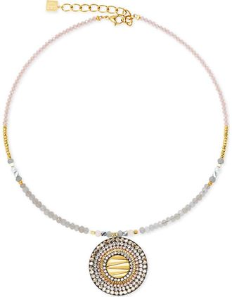 Coeur de Lion Amulet Modern Future Gold Necklace in Beige at Nordstrom