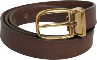 Dolce & Gabbana Leren Gespriemel Belt