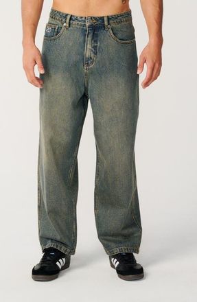 Rip Curl Archive Dirty Denim Jeans in Dirty Mid Blue at Nordstrom, Size 32