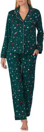 Kate Spade New York print pajamas in Green Print at Nordstrom, Size X-Large