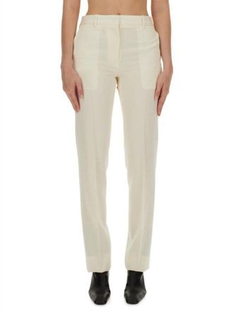 Jil Sander Tailored Wool Pants With Classic Waistband
