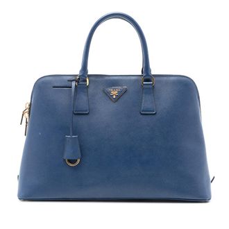 Prada Pre-owned Prada Large Saffiano Lux Promenade Satchel 5QP2RTKZ18EHJNMC