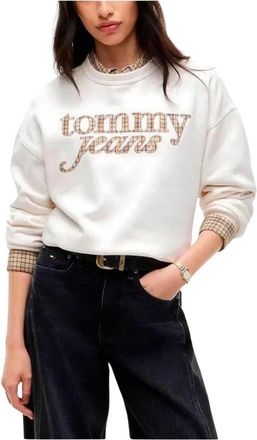 Tommy Hilfiger Crewneck Sweatshirt - Dames - Sweatshirts - Wit - XS - Hoodies & sweatvesten