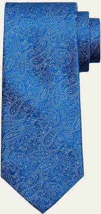 Charvet Mens Multi-Paisley Silk Tie