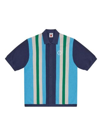 Icecream striped polo shirt - Blue