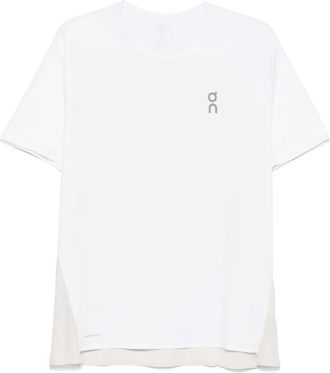 On T-shirt sportiva traforata - Bianco