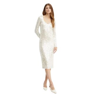 Patrizia Pepe Mujer, Vestidos, Beige, Talla: S