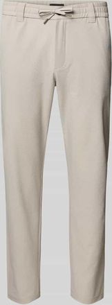 Boss Orange by Hugo Boss BOSS Orange Tapered Chino mit Tunnelzug in Sand, Gr&ouml;&szlig;e 31/32