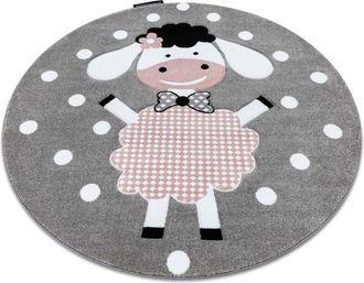 RugsX Rugsx - Alfombra Petit Dolly Oveja C&iacute;rculo Gris Grey Circulo 140 Cm