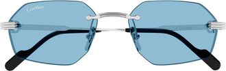 Cartier Sunglasses, male, Gray, Size: 54 MM Ct0616S Sunglasses