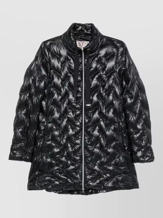 Herno midi down jacket high collar quilting
