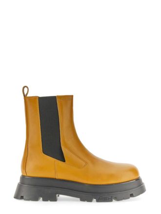 Ash Brown Leather Boots