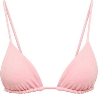 JADE Swim Top Via bikini in spugna