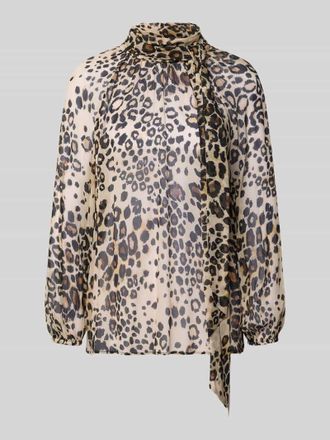 Marc Cain Blusenshirt mit Stehkragen in Camel, Gr&ouml;&szlig;e 38