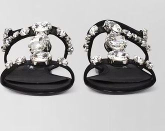 Dolce & Gabbana satin flat sandals