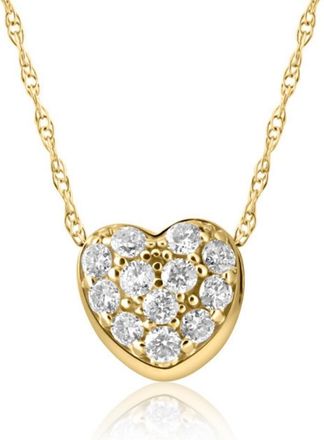 Pompeii3 1/4Ct Diamond Petite Diamond Pendant Necklace in 14k White, Yellow, or Rose Gold
