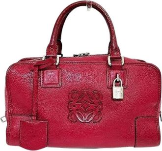 Loewe Pre-owned Handbags, female, Red, Size: ONE SIZE Pre-owned Handbag