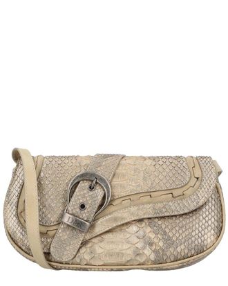 Dior Gaucho Python Handbag, Never Carried (Authentic Pre-Loved)