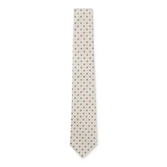 BOSS Jacquard-pattern tie in silk