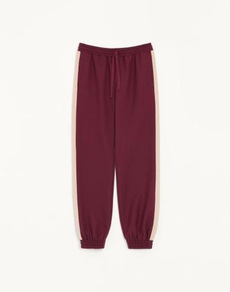 Valentino Valentino Nylon Trousers With Vgold Man MAROON XXL