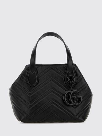 Gucci Mini borsa a mano GG Marmont in nappa matelass&eacute; con motivo chevron